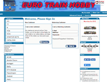 Tablet Screenshot of eurotrainhobby.com